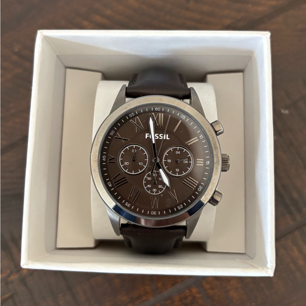 Fossil Brown Chronograph Watch